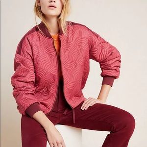 Anthropologie Vicenta Quilted Bomber